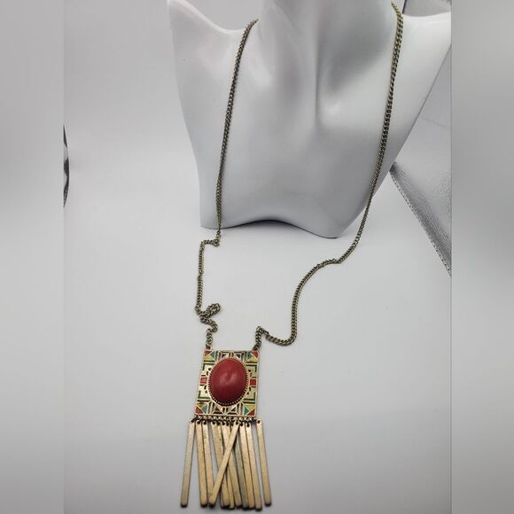 Gypsy tassel spell binding necklace N0238‎ - Picture 3 of 4